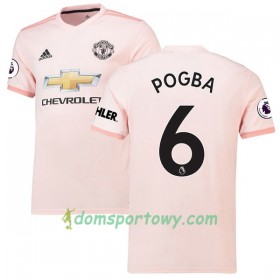 Koszulka Manchester United Paul Pogba 6 Wyjazdowe Koszulki Piłkarskie 2018-2019 Krótki Rękaw